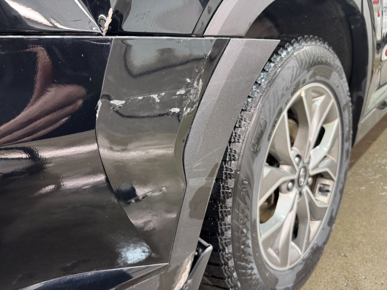 Vue arrière aile droite Hyundai Palisade noir