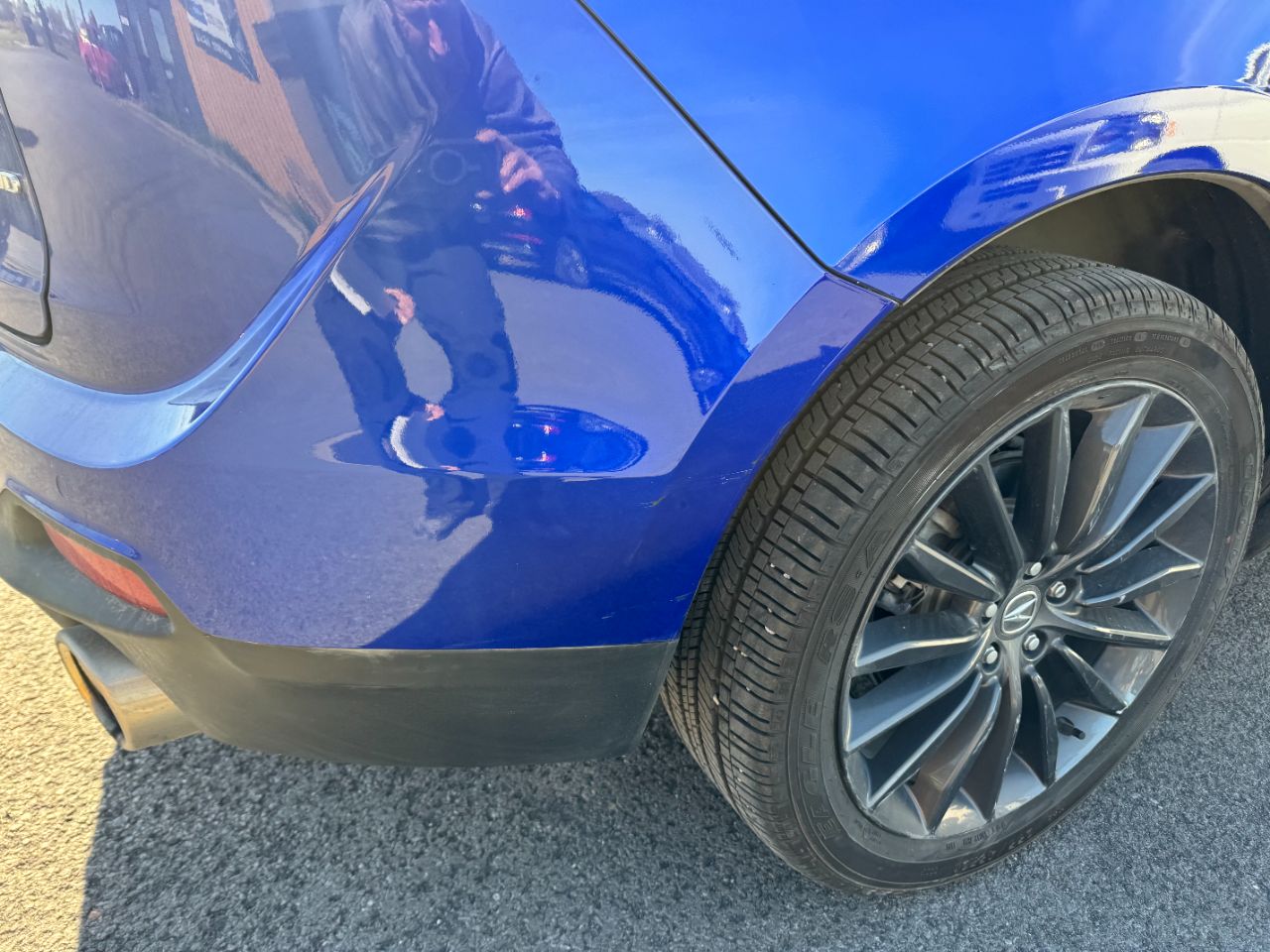 Acura RDX 2024 réparation collision arrière droit