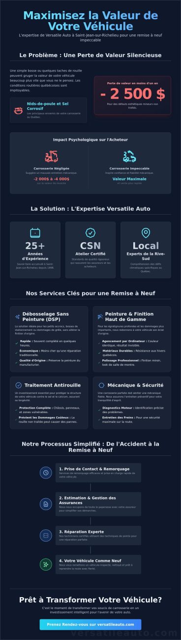Comment améliorer la valeur et le look de votre char chez Versatile Auto