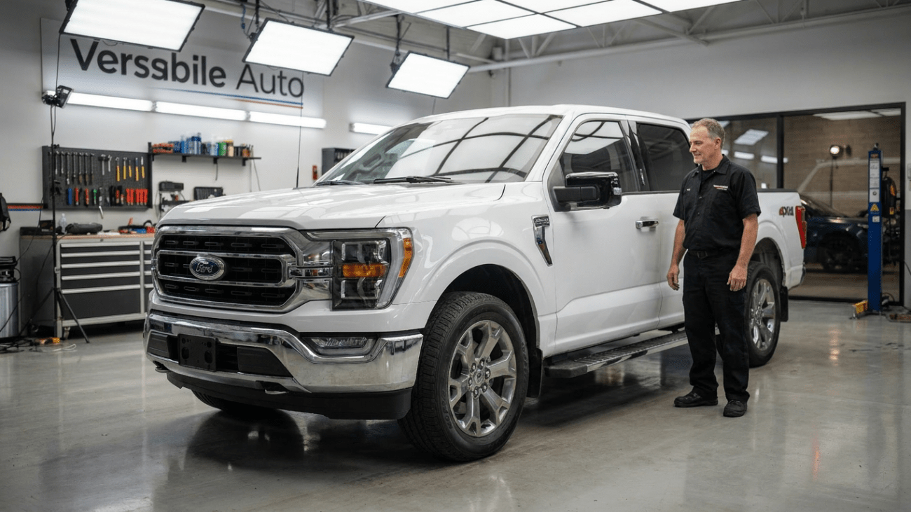 Réparation Ford F-150 après accrochage de remorque à St-Jean-sur-Richelieu | Versatile Auto
